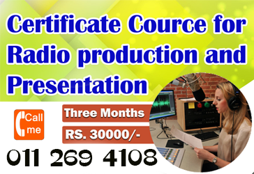 Certificate in Radio Productions & Presentations